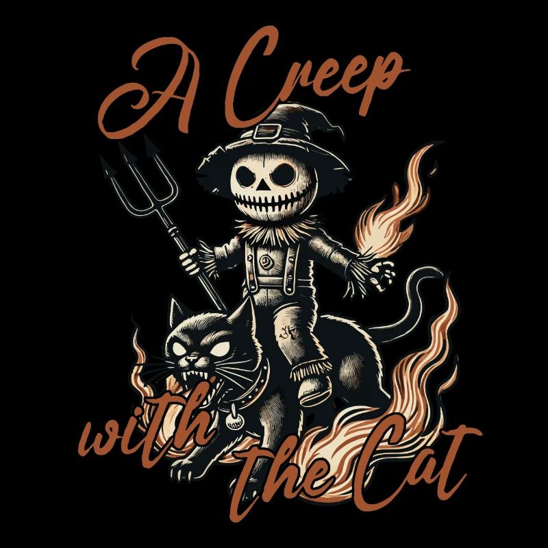 Halloween : Une aventure effrayante avec le chat