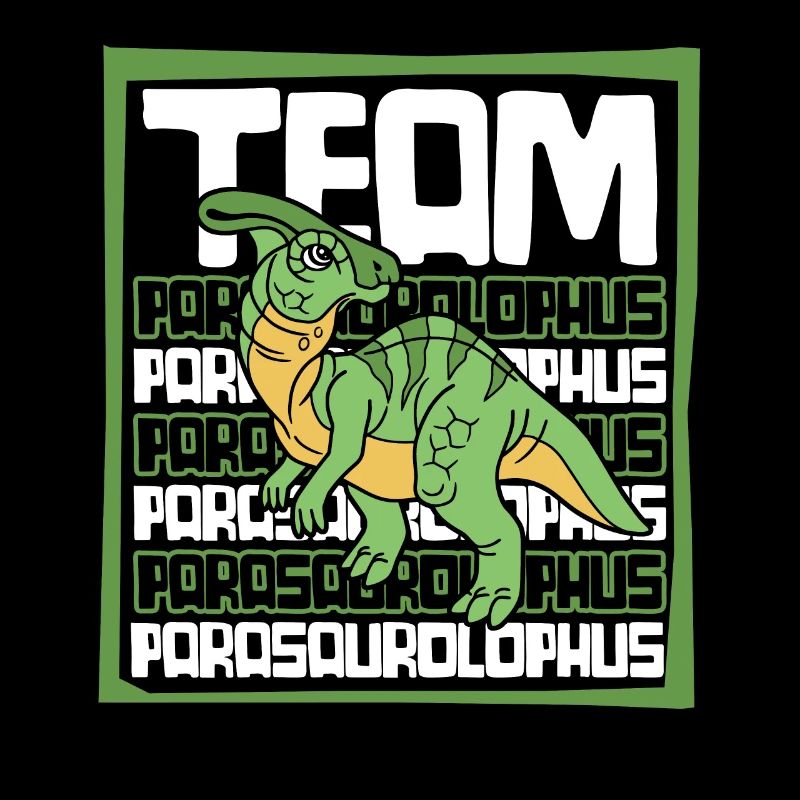 Team Parasaurolophini Dinosaur Hadrosauridae