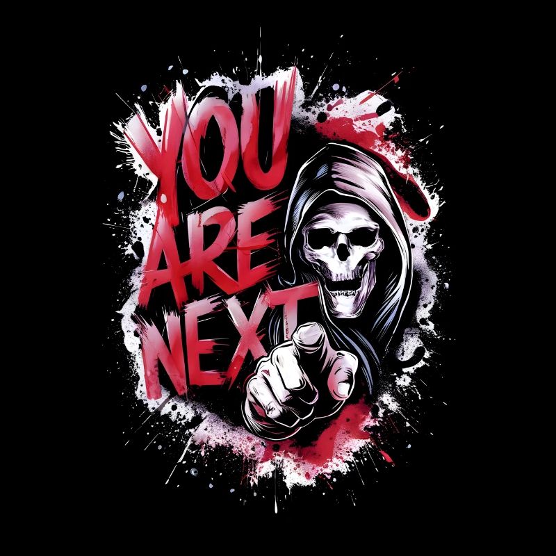 Sensenmann Du bist der Nächste!