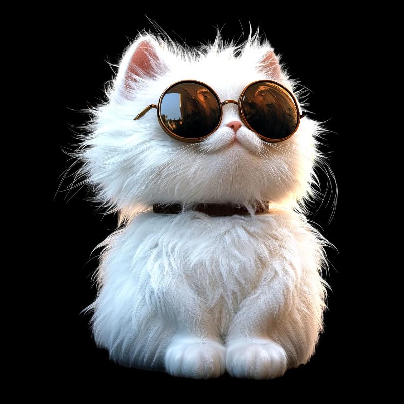 Chat Angora Blanc Chat Angora Chats Angora Mignons