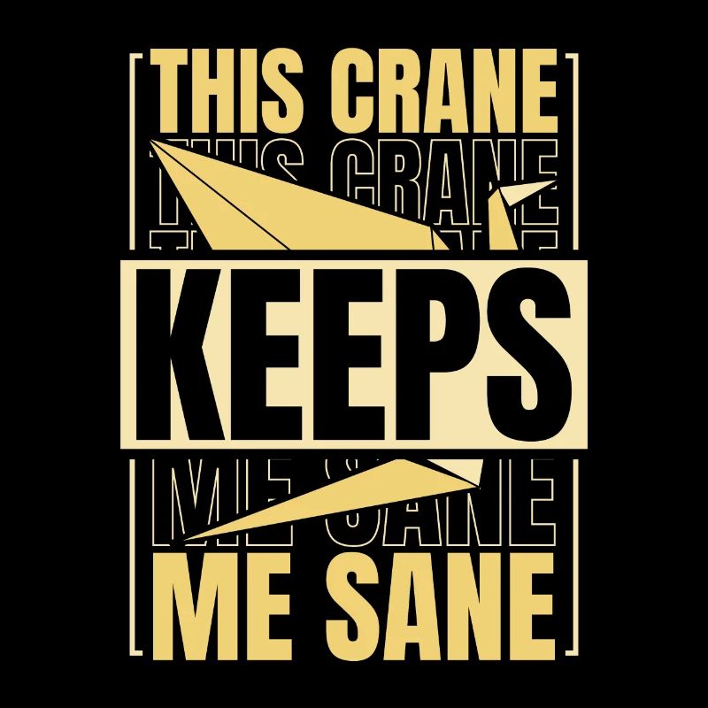 This Crane Keeps Me Sane Owl Paper Crane Folding