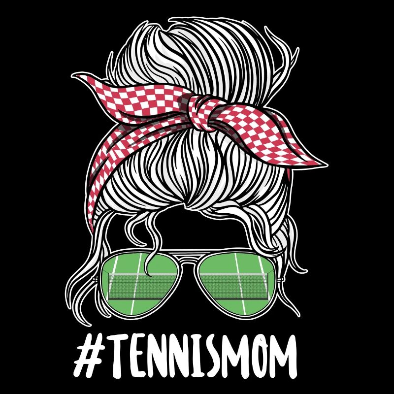 Funny Tennis Player Racket