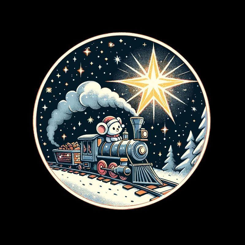 Christmas Christmas Mouse Model Train Kids