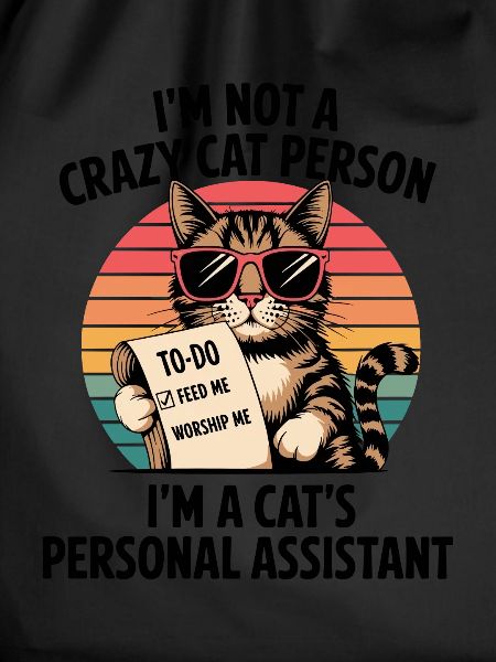 Funny cat saying