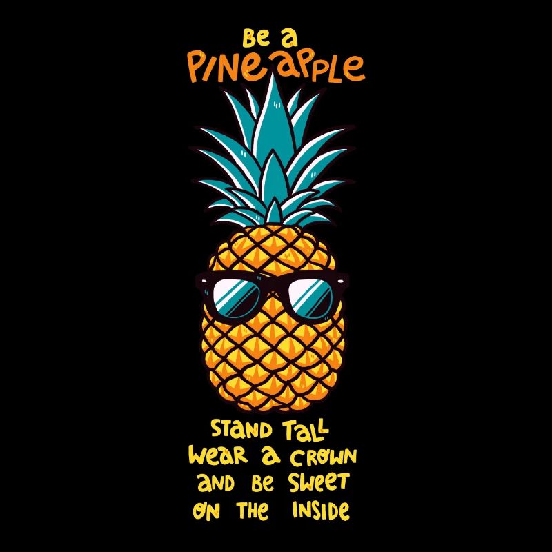 Sei eine Ananas