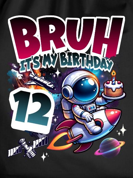 Astronaut 12th Birthday Space