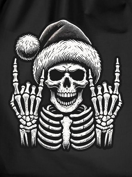 Skeleton Christmas Hat Skirt