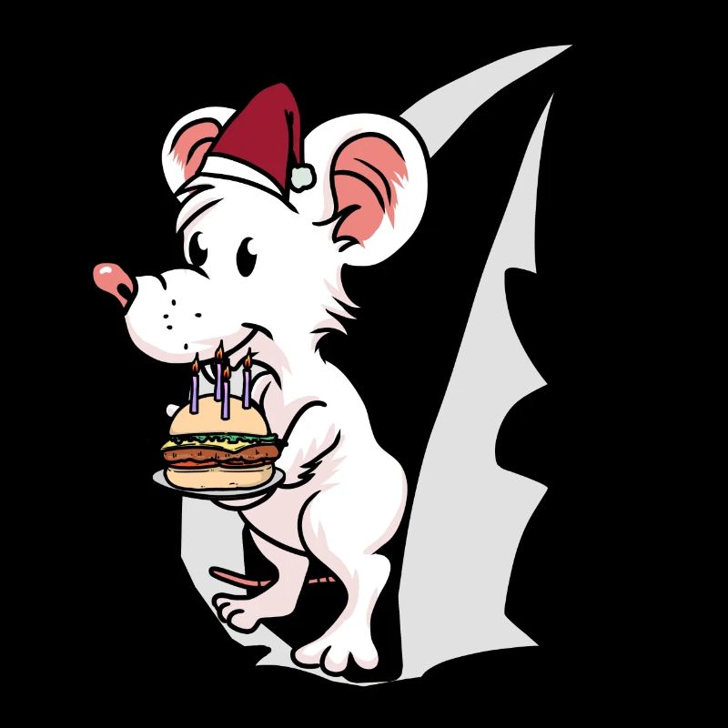 Maus Nikolaus Weihnachtsgeschenk Ratte Ratten