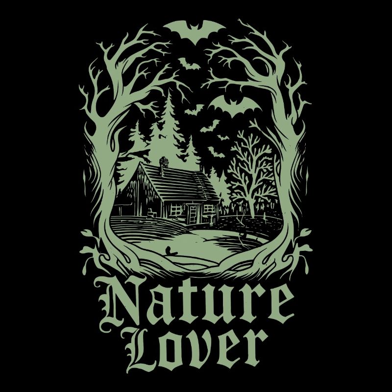Dunkler Cottagecore Nature Lover