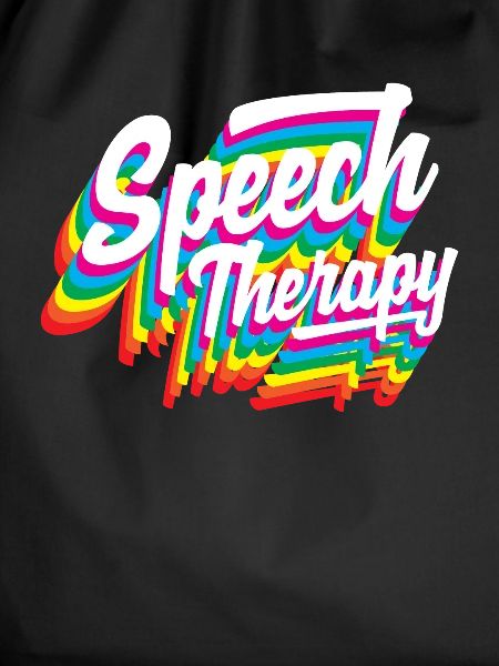 Speech Therapist Rainbow Design