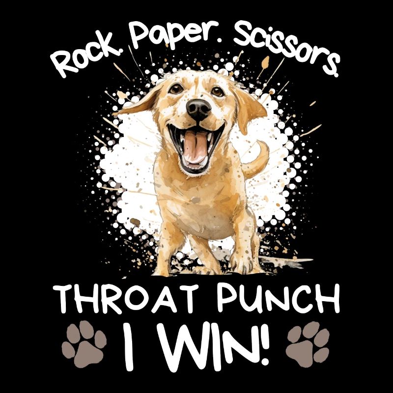 Roche Papier Ciseaux Labrador Retriever Drôle