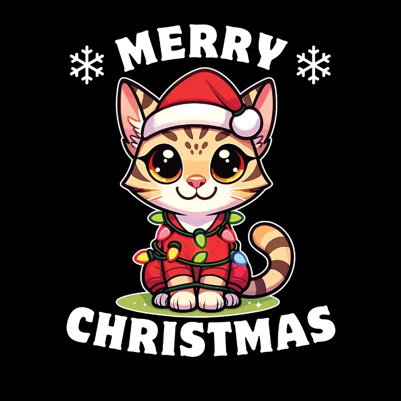 Fées de Noël Savannah Chat