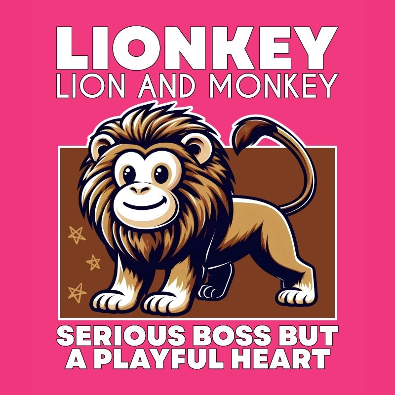 ERNSTHAFTER ANFÜHRER, ABER EIN VERSPIELTES HERZ - LION & MONKEY