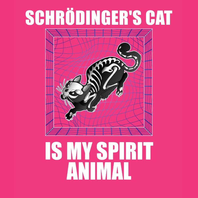 Physics Quantum Nerd Dead + Alive Schrödingers