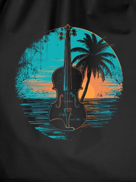 Violin Sunset