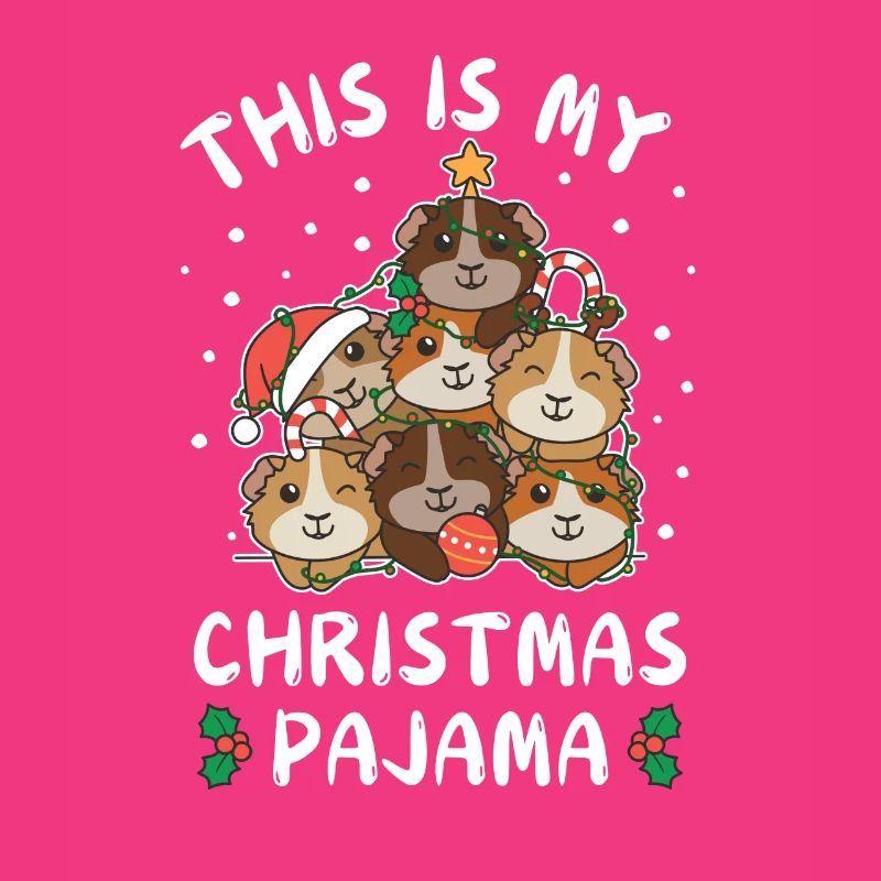 Pyjama de Noël Cochon d’Inde