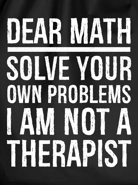 dear math funny shirt