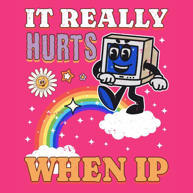 Lustiger Spruch "It Burns when i Pee"!