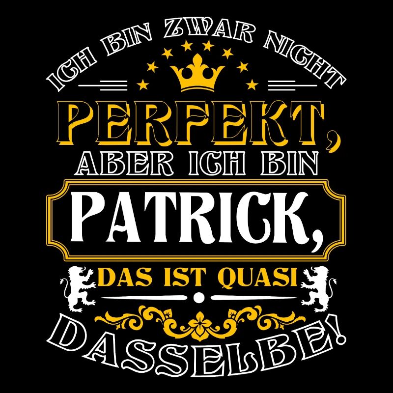Funny PATRICK for Name Day with Name Name