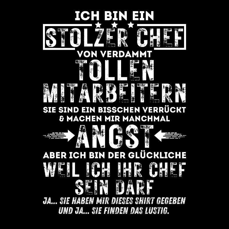 Stolzer Chef Von Verdammt Tollen Mitarbeitern