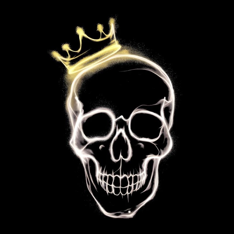 skull with crown
