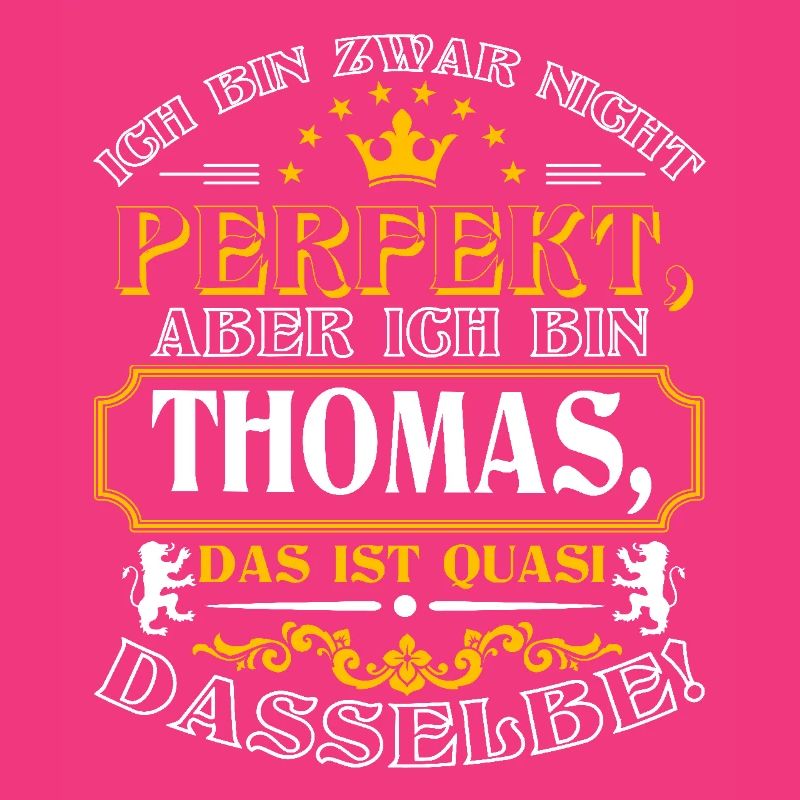 Funny THOMAS for Name Day with Name Name
