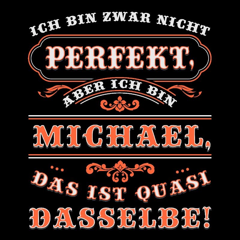 Funny MICHAEL for Name Day with Name Name