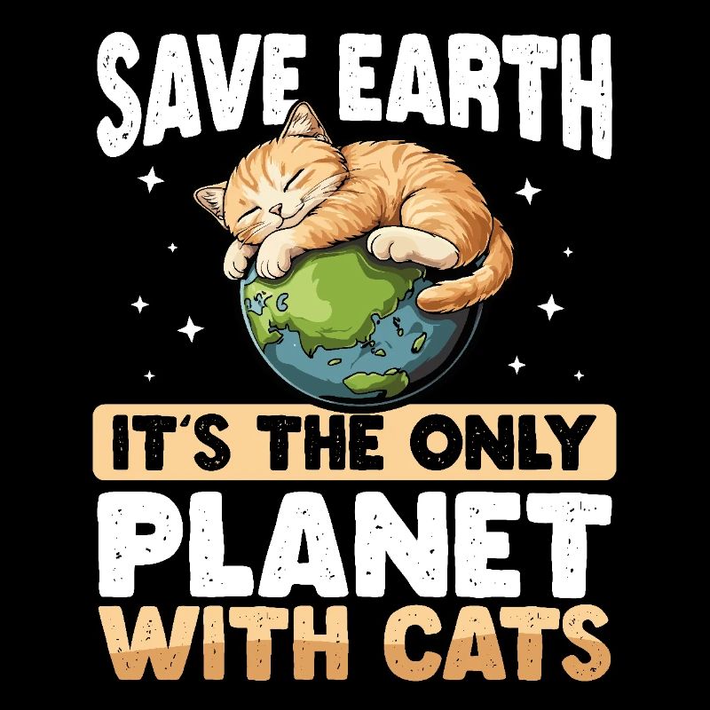 Ist der einzige Planet mit Katzen Earth Day