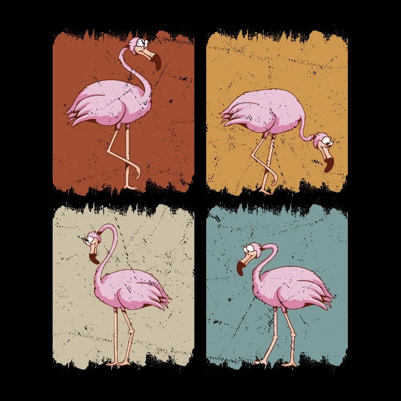 Flamingo Bird - Retro Flamingo