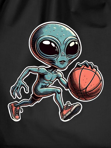 Alien Basketball Dunking