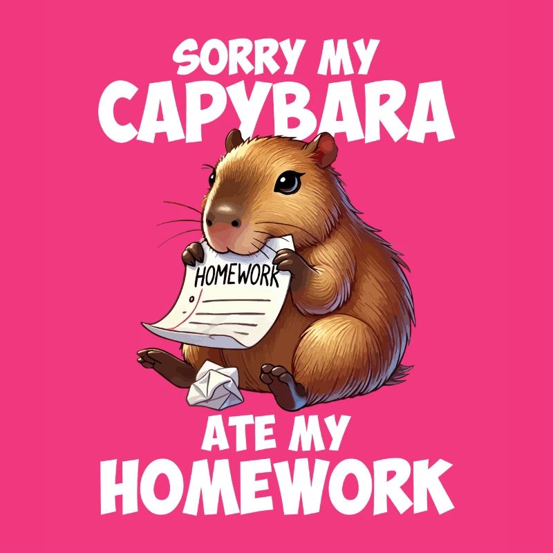Capybara ate my homework, capybara