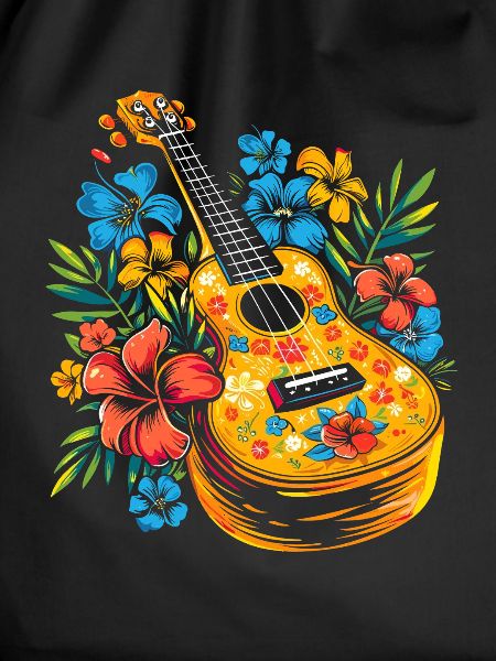 Ukulele Cartoon Style