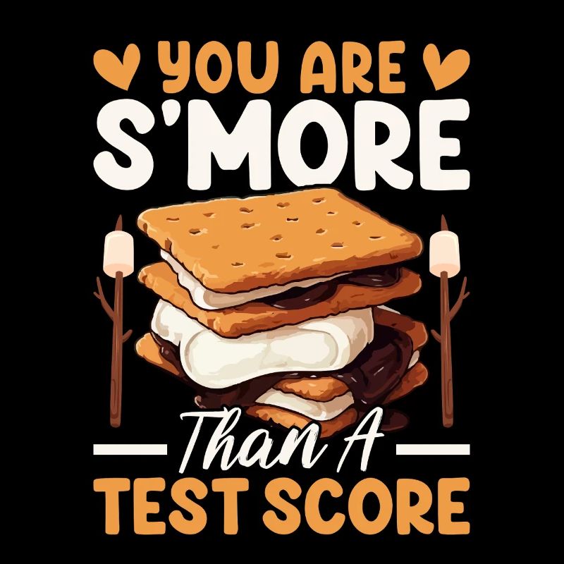 Funny Smores Toasted Marshmallow Graham Crackers