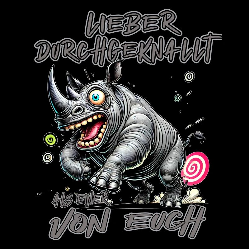 Nashorn Lieber durchgeknallt als einer von euch