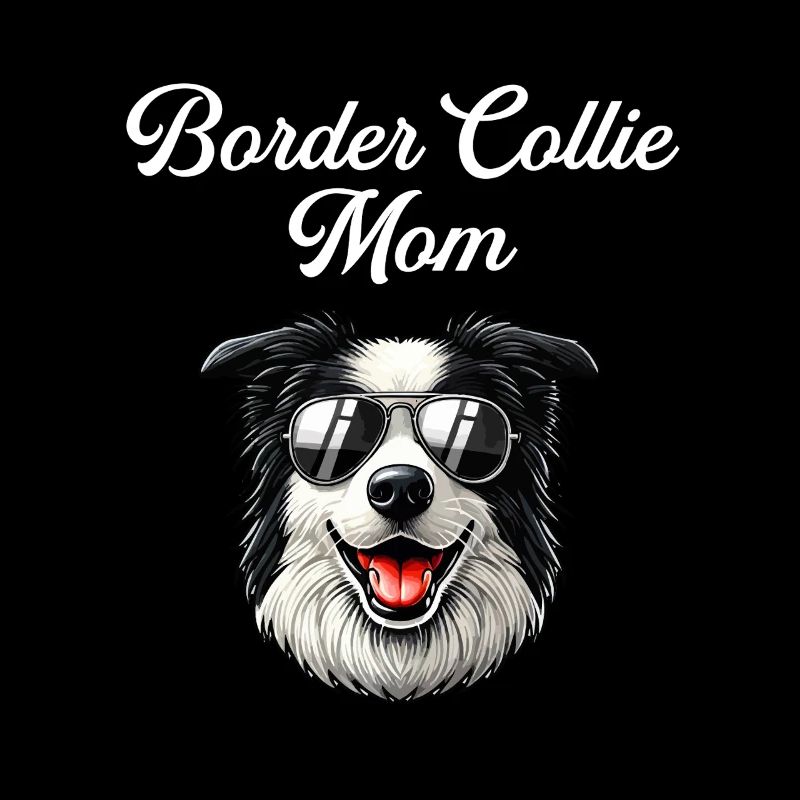 vintage Border Collie Dog
