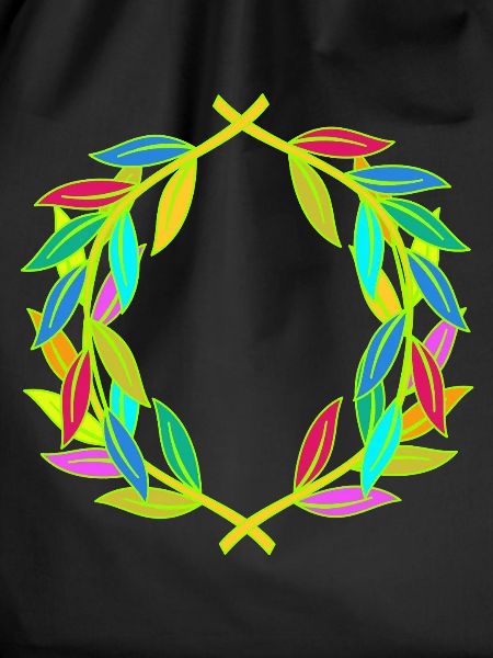 Rainbow Laurel Wreath Laurel
