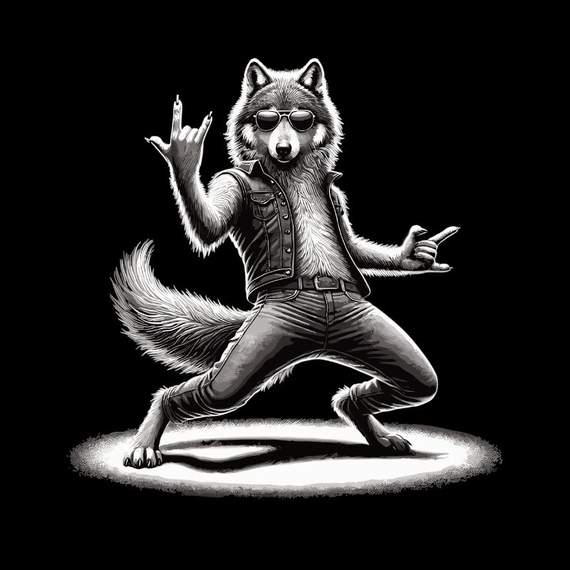 Rockiger Wolf – Cool & Wild