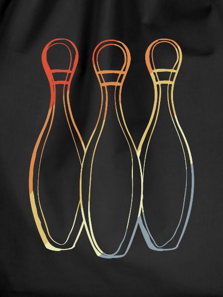 Bowling Sketch Retro Look