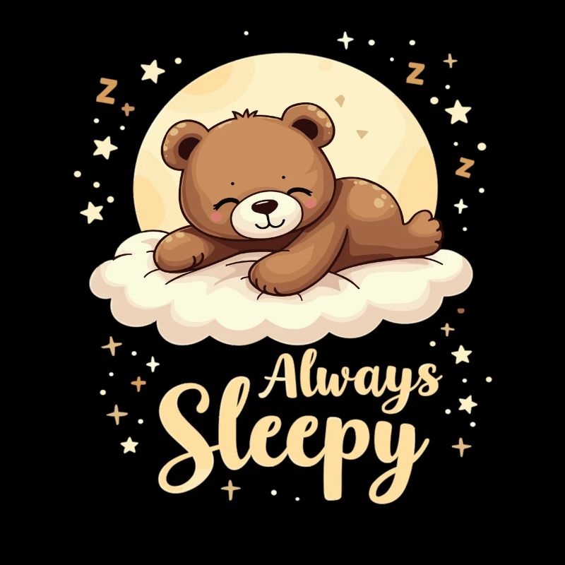 Cute Bear, Bear, Bear, Cute Sleep, Dreamer