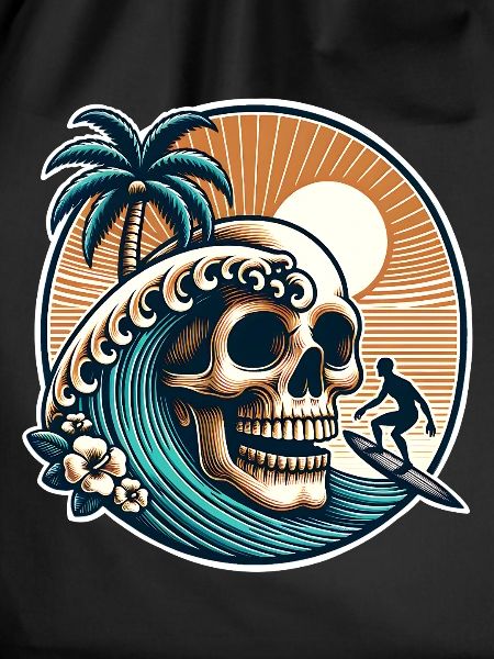 Surfen Surfer skull
