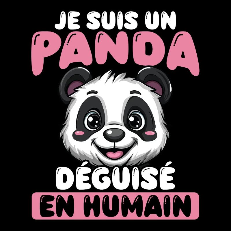 I'm a panda dressed as a human