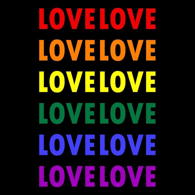 Love Rainbow Pride LGBTQ