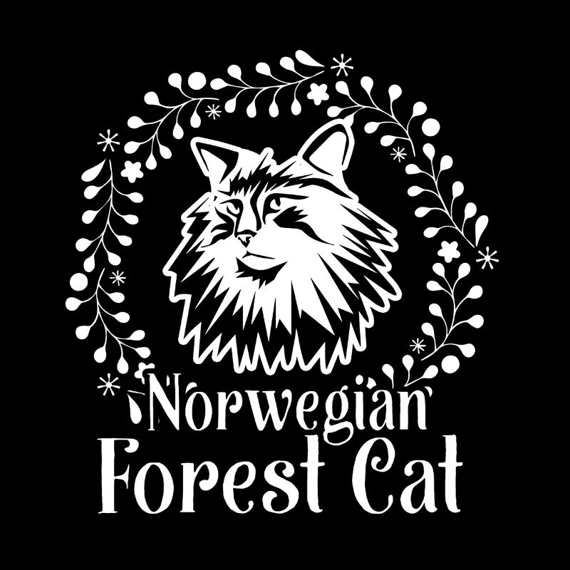 Cute Norwegian Forest cat