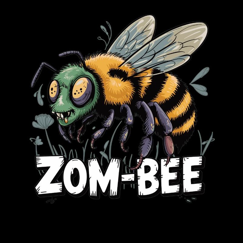 Zom-Bee – Funny Halloween Design