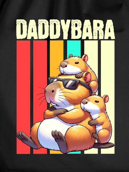 Daddybara Capybara Father Dad