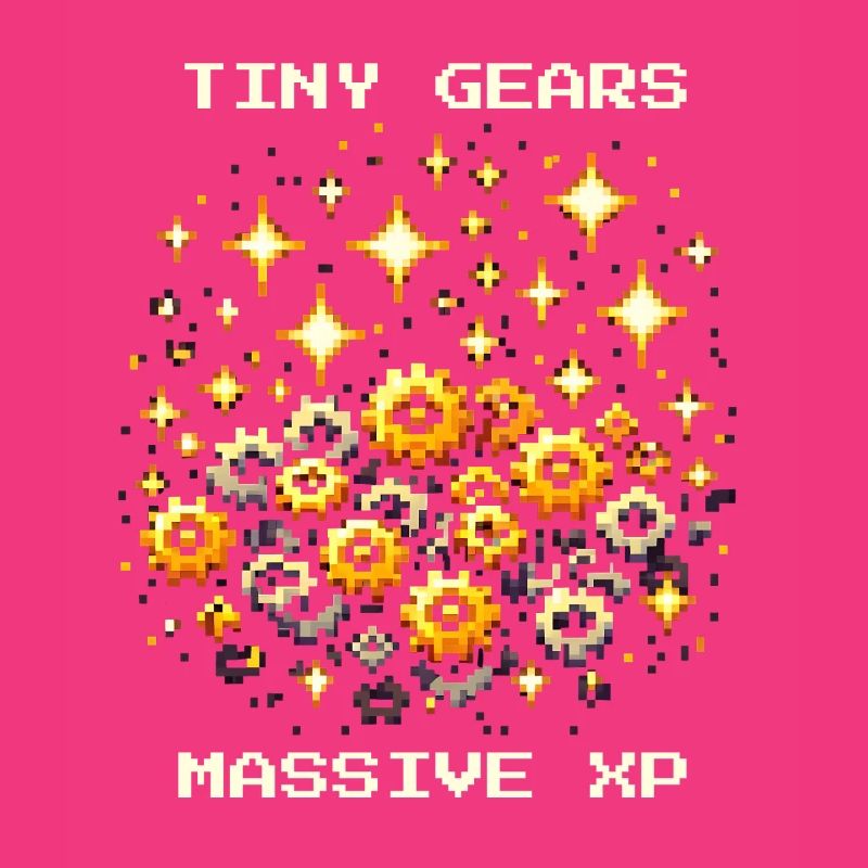 Tiny Gears XP Conduire Mécanique de précision Nerd Pixel