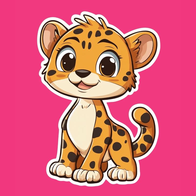 Guépard mignon