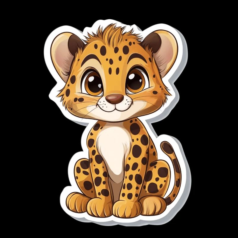 Guépard mignon