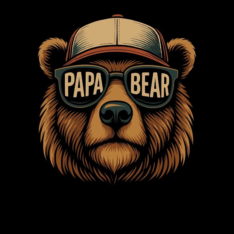 Papabear Vatertag bester Papa Bear