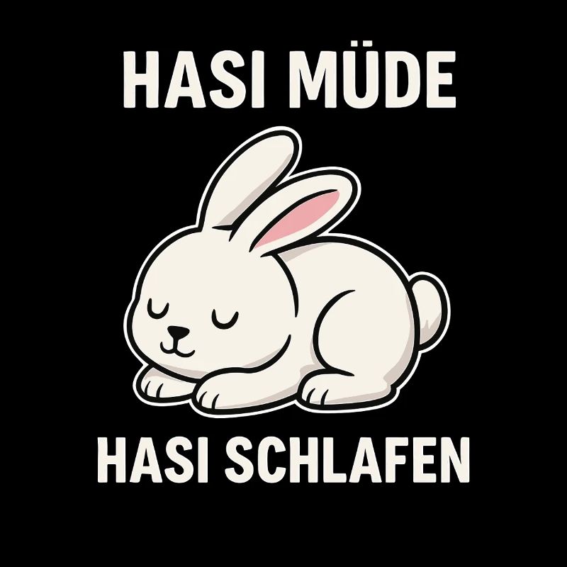 Lapin fatigué – lapin qui dort